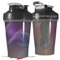 Decal Style Skin Wrap works with Blender Bottle 20oz Purple Orange (BOTTLE NOT INCLUDED)