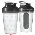 Decal Style Skin Wrap works with Blender Bottle 20oz Hearts Light Blue (BOTTLE NOT INCLUDED)
