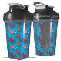 Decal Style Skin Wrap works with Blender Bottle 20oz Crabs and Shells Blue Medium (BOTTLE NOT INCLUDED)