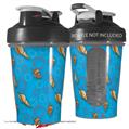 Decal Style Skin Wrap works with Blender Bottle 20oz Sea Shells 02 Blue Medium (BOTTLE NOT INCLUDED)