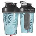 Decal Style Skin Wrap works with Blender Bottle 20oz Palms 01 Blue On Blue (BOTTLE NOT INCLUDED)