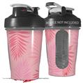 Decal Style Skin Wrap works with Blender Bottle 20oz Palms 01 Pink On Pink (BOTTLE NOT INCLUDED)