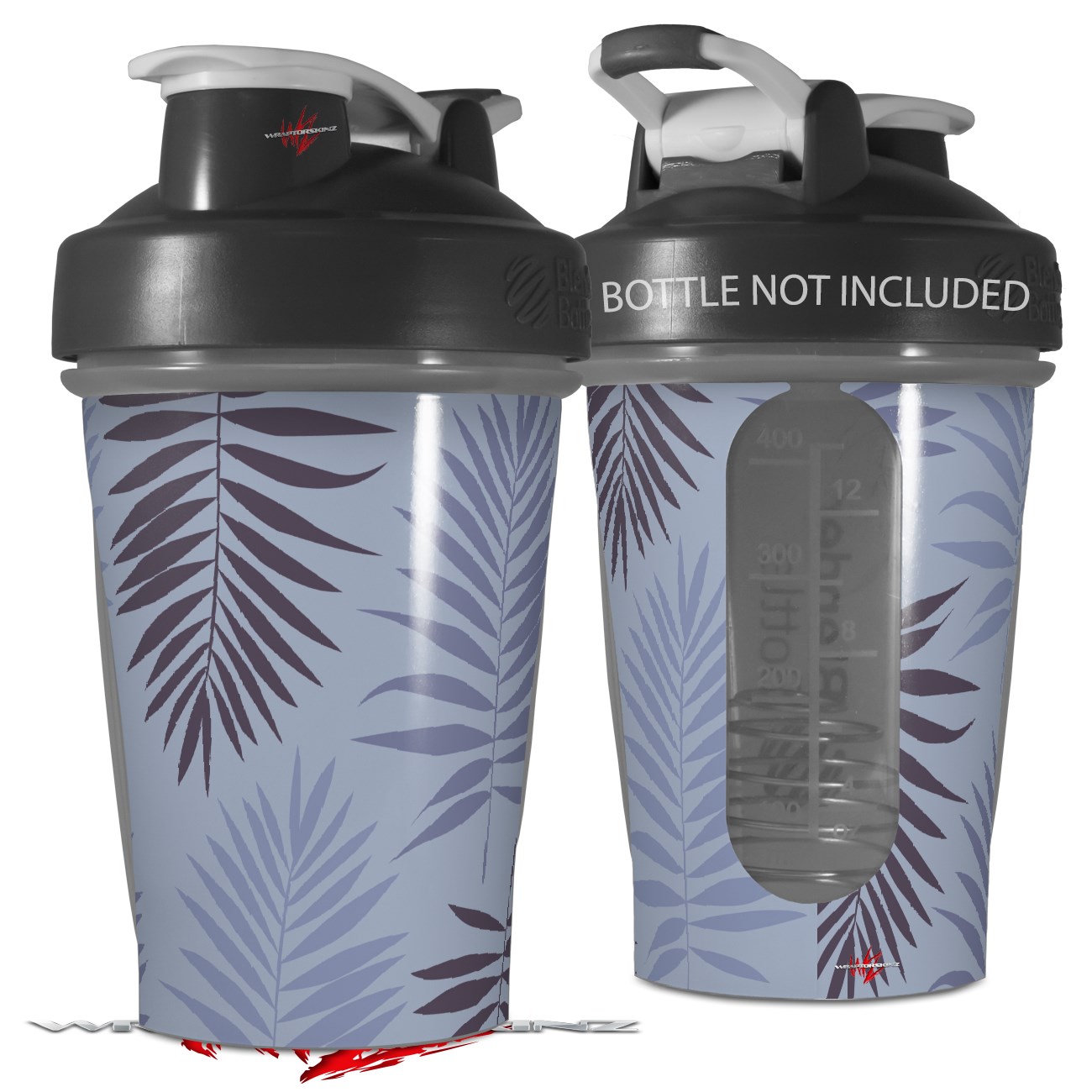 Blender Bottle - 20oz Skins Palms 01 Purple On Purple