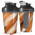 Decal Style Skin Wrap works with Blender Bottle 20oz Paint Blend Orange (BOTTLE NOT INCLUDED)