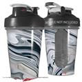 Decal Style Skin Wrap works with Blender Bottle 20oz Blue Black Marble (BOTTLE NOT INCLUDED)