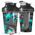 Decal Style Skin Wrap works with Blender Bottle 20oz Baja 0032 Neon Teal (BOTTLE NOT INCLUDED)