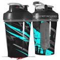 Decal Style Skin Wrap works with Blender Bottle 20oz Baja 0014 Neon Teal (BOTTLE NOT INCLUDED)