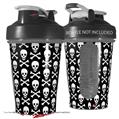 Decal Style Skin Wrap works with Blender Bottle 20oz Skull and Crossbones Pattern (BOTTLE NOT INCLUDED)