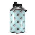 Skin Decal Wrap for 2017 RTIC One Gallon Jug Kearas Daisies Seafoam (Jug NOT INCLUDED) by WraptorSkinz