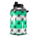 Skin Decal Wrap for 2017 RTIC One Gallon Jug Kearas Daisies Stripe SeaFoam (Jug NOT INCLUDED) by WraptorSkinz