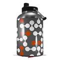 Skin Decal Wrap for 2017 RTIC One Gallon Jug Locknodes 04 Burnt Orange (Jug NOT INCLUDED) by WraptorSkinz