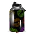 Skin Decal Wrap for 2017 RTIC One Gallon Jug Rainbow Lips Black (Jug NOT INCLUDED) by WraptorSkinz