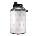 Skin Decal Wrap for 2017 RTIC One Gallon Jug Hearts Pink (Jug NOT INCLUDED) by WraptorSkinz