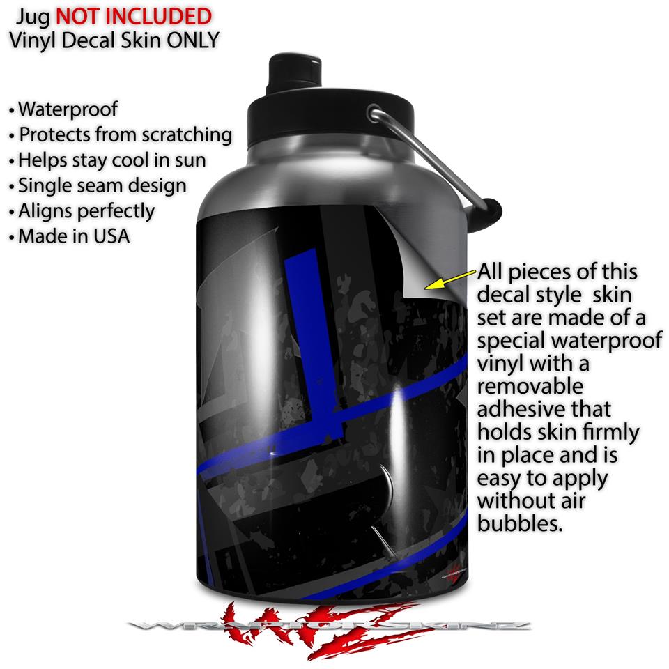 RTIC 2017 Model 1 Gallon Jug Baja 0004 Royal Blue uSkins