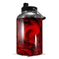Skin Decal Wrap compatible with 2017 RTIC One Gallon Jug Liquid Metal Chrome Red (Jug NOT INCLUDED) by WraptorSkinz