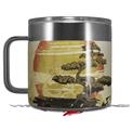 Skin Decal Wrap for Yeti Coffee Mug 14oz Bonsai Sunset - 14 oz CUP NOT INCLUDED by WraptorSkinz