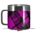 Skin Decal Wrap for Yeti Coffee Mug 14oz Pink Plaid - 14 oz CUP NOT INCLUDED by WraptorSkinz