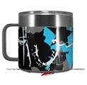 Skin Decal Wrap for Yeti Coffee Mug 14oz SceneKid Blue - 14 oz CUP NOT INCLUDED by WraptorSkinz