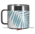 Skin Decal Wrap for Yeti Coffee Mug 14oz Palms 02 Blue - 14 oz CUP NOT INCLUDED by WraptorSkinz