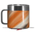 Skin Decal Wrap for Yeti Coffee Mug 14oz Paint Blend Orange - 14 oz CUP NOT INCLUDED by WraptorSkinz