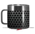 Skin Decal Wrap for Yeti Coffee Mug 14oz Mesh Metal Hex 02 - 14 oz CUP NOT INCLUDED by WraptorSkinz