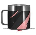 Skin Decal Wrap for Yeti Coffee Mug 14oz Jagged Camo Pink - 14 oz CUP NOT INCLUDED by WraptorSkinz