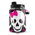 Skin Decal Wrap for Yeti Half Gallon Jug Splatter Girly Skull - JUG NOT INCLUDED by WraptorSkinz