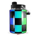 Skin Decal Wrap for Yeti Half Gallon Jug Rainbow Checkerboard - JUG NOT INCLUDED by WraptorSkinz