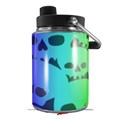 Skin Decal Wrap for Yeti Half Gallon Jug Rainbow Skull Collection - JUG NOT INCLUDED by WraptorSkinz