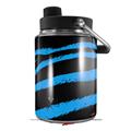 Skin Decal Wrap for Yeti Half Gallon Jug Zebra Blue - JUG NOT INCLUDED by WraptorSkinz