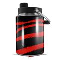 Skin Decal Wrap for Yeti Half Gallon Jug Zebra Red - JUG NOT INCLUDED by WraptorSkinz