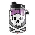 Skin Decal Wrap for Yeti Half Gallon Jug Princess Skull Purple - JUG NOT INCLUDED by WraptorSkinz