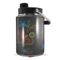 Skin Decal Wrap for Yeti Half Gallon Jug Flowers Pattern 07 - JUG NOT INCLUDED by WraptorSkinz