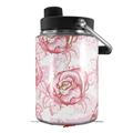 Skin Decal Wrap for Yeti Half Gallon Jug Flowers Pattern Roses 13 - JUG NOT INCLUDED by WraptorSkinz