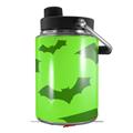 Skin Decal Wrap for Yeti Half Gallon Jug Deathrock Bats Green - JUG NOT INCLUDED by WraptorSkinz