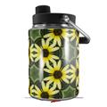 Skin Decal Wrap for Yeti Half Gallon Jug Daisies Yellow - JUG NOT INCLUDED by WraptorSkinz