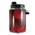 Skin Decal Wrap for Yeti Half Gallon Jug Bokeh Hearts Red - JUG NOT INCLUDED by WraptorSkinz