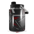 Skin Decal Wrap for Yeti Half Gallon Jug Baja 0023 Red Dark - JUG NOT INCLUDED by WraptorSkinz