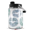 Skin Decal Wrap for Yeti Half Gallon Jug Blue Green Lips - JUG NOT INCLUDED by WraptorSkinz