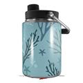 Skin Decal Wrap for Yeti Half Gallon Jug Sea Blue - JUG NOT INCLUDED by WraptorSkinz