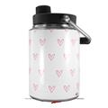 Skin Decal Wrap for Yeti Half Gallon Jug Hearts Pink - JUG NOT INCLUDED by WraptorSkinz
