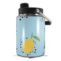 Skin Decal Wrap for Yeti Half Gallon Jug Lemon Blue - JUG NOT INCLUDED by WraptorSkinz