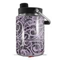 Skin Decal Wrap for Yeti Half Gallon Jug Folder Doodles Lavender - JUG NOT INCLUDED by WraptorSkinz