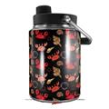 Skin Decal Wrap for Yeti Half Gallon Jug Crabs and Shells Black - JUG NOT INCLUDED by WraptorSkinz