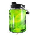 Skin Decal Wrap for Yeti Half Gallon Jug Cubic Shards Green - JUG NOT INCLUDED by WraptorSkinz