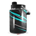 Skin Decal Wrap for Yeti Half Gallon Jug Baja 0014 Neon Teal - JUG NOT INCLUDED by WraptorSkinz