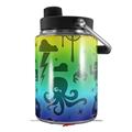 Skin Decal Wrap for Yeti Half Gallon Jug Cute Rainbow Monsters - JUG NOT INCLUDED by WraptorSkinz