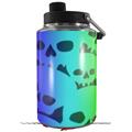Skin Decal Wrap for Yeti 1 Gallon Jug Rainbow Skull Collection - JUG NOT INCLUDED by WraptorSkinz
