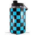 Skin Decal Wrap for Yeti 1 Gallon Jug Checkers Blue - JUG NOT INCLUDED by WraptorSkinz