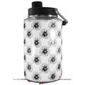 Skin Decal Wrap for Yeti 1 Gallon Jug Kearas Daisies Black on White - JUG NOT INCLUDED by WraptorSkinz